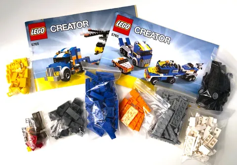 Lego Creator 3 in 1 Semi, Helicopter & Car No Box #5765 ** See Description