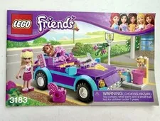 Lego Friends Instruction Manual Set 3183 Stephanie's Cool Convertible 2012