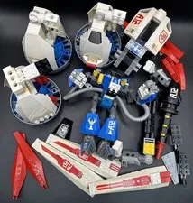 Lego 8106 Aero Booster Pieces Incomplete