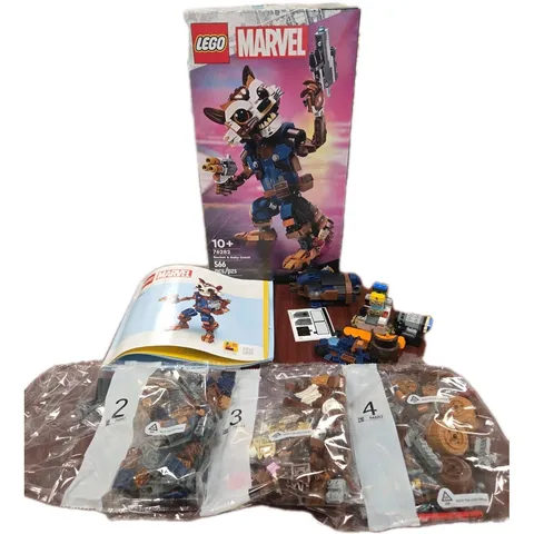 LEGO Marvel 76282 Rocket & Baby Groot Infinity Saga Open Box