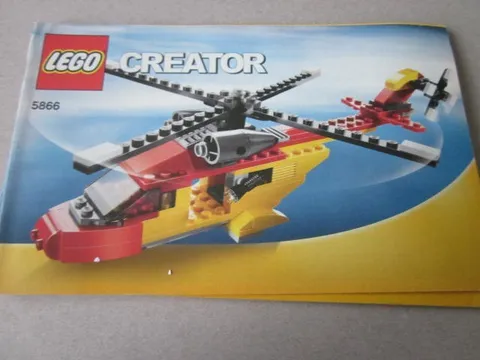 Lego Building Instructions Instruction Creator 5866 Helicopter Helicopter