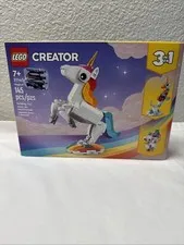 LEGO 31140 Creator 3 in 1 Magical Unicorn Seahorse Peacock Rainbow