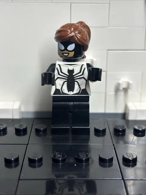 Lego Spider Girl Minifigure sh0615 76148 Marvel Super Heroes CMF Lot Rare HTF 