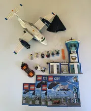 LEGO 60210 City Sky Police Air Base 99% Complete, No Box