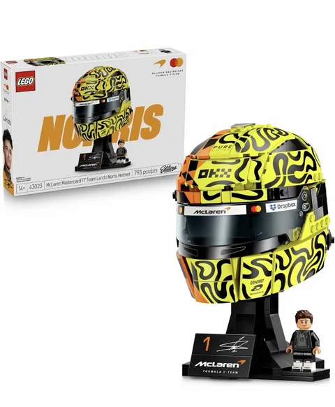 LEGO 43023 McLaren F1 Lando Norris Helmet Building Set - New Free Shipping