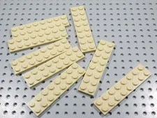 LEGO Lot of 8 Tan 2x8 Plates BD