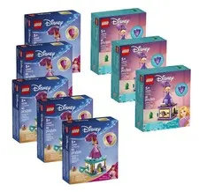 Lot of 8 • LEGO Disney Twirling Princesses  • 43259 (5) & 43214 (3) • Brand New