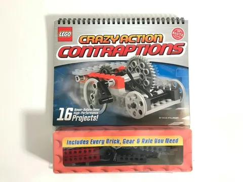 2008 Lego Klutz Crazy Action Contraptions 16 Projects Book READ