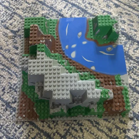 LEGO #6584: Raised Mountain/Canyon Baseplate 