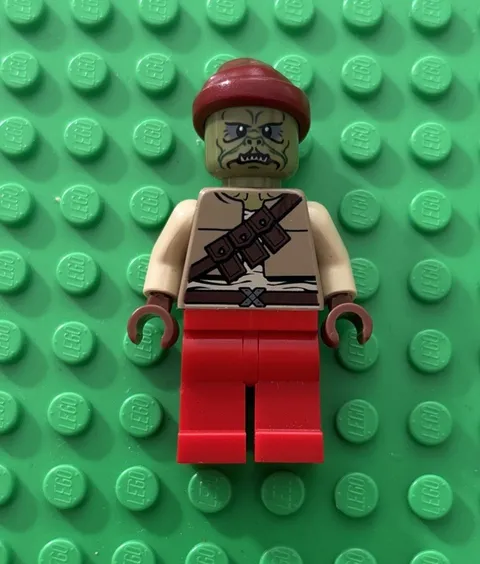 Lego Kithaba Minifigure Klatooinian Skiff Guard Star Wars 9496 sw0397