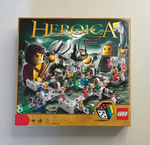 LNIB (Retired) LEGO Games Set (3860) - Heroica Fortaan Castle - 100% COMPLETE