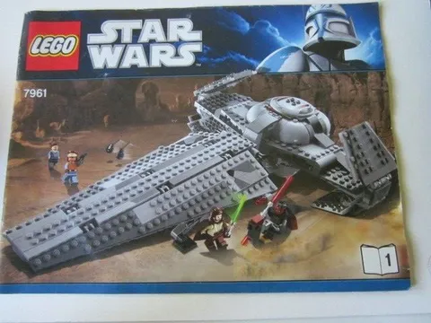 lego instructions star wars 7961 parts 1 and 2, part 1 and 2