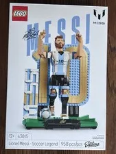 LEGO Editions Lionel Messi Soccer Legend 43015 Building Set 958 Pieces Argentina