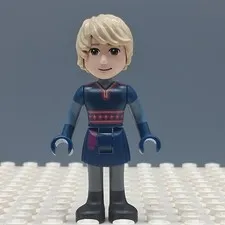 Lego Disney Kristoff - Dark Blue Tunic, Black Boots Minifigure dp137