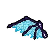 LEGO - Plastic Wing w/ Purple Bony Spines & Aqua Electric Veins (Grimroc) - USED
