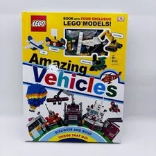 LEGO Amazing Vehicles Book w Four Exclusive Lego Models E2-10