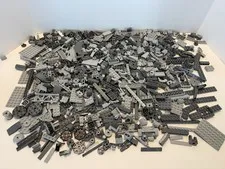 LEGO Mixed Bricks and Pieces Lot Of Over 600 Pieces Different Shades Of Grey