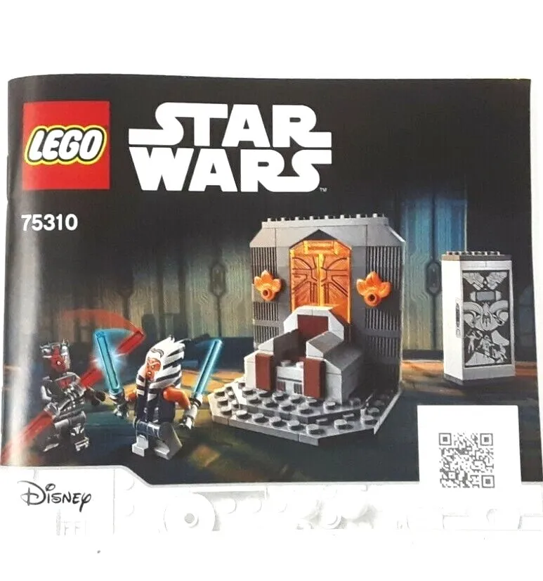 LEGO® Star Wars Duel on Mandalore Instructions Manual Booklet for Set 75310