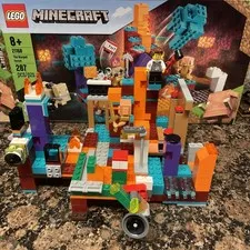 LEGO Minecraft 21168 287 Pcs The Warped Forest Missing Or Added Pieces