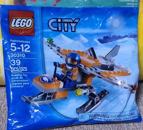 LEGO 30310 City Arctic Mini Airplane Polybag New Sealed Retired Winter NISB
