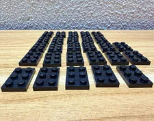 LEGO Black Plate 2x3 Lot 27 Pieces Genuine LEGO Building Parts