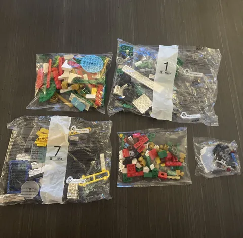 Lego Sealed Bag Bulk Lot (various unknown Sets) (5)