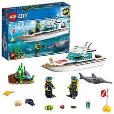 LEGO City Diving Yacht Sailboat Building Set Kit Boat 60221 R87242712