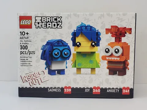LEGO Disney Brickheadz Inside Out 2 Joy Sadness Anxiety 40749 NEW SEALED