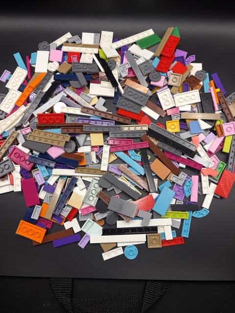 Lot of LEGO Flat Tiles Various Colors and Sizes Bulk Lot