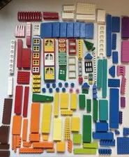 LEGO Lot Mixed Bricks & Parts Doors Windows Roof Plates, eyes, faces and more!