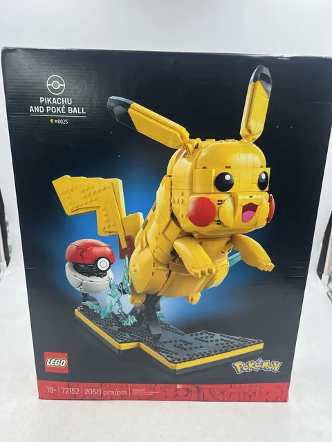 Lego Pokemon 72152 Pikachu And Poke Ball 2050pcs New In Box