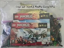 LEGO NINJAGO 70593 Green NRG Dragon Mostly Complete 