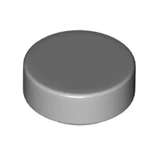 LEGO Brique 50x Medium Gris Pierre 1x1 Rond Carreau Plate Pois 6284071 35381 New