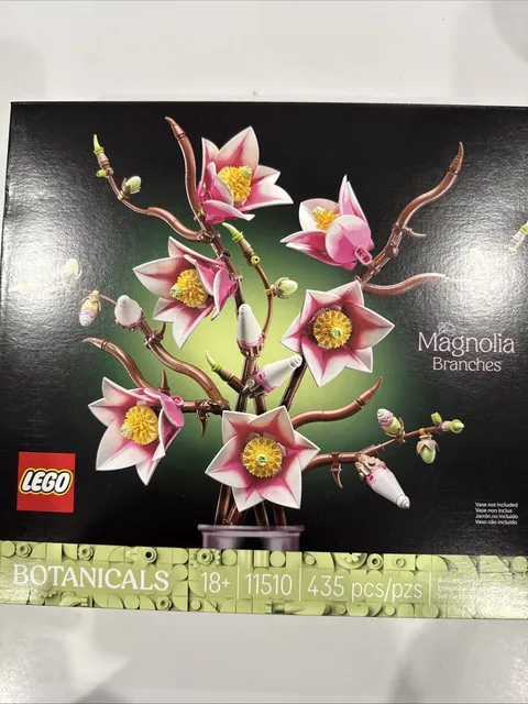 LEGO Botanicals Magnolia Branches 11510 Building Toy Set, Brand New, Seald Box
