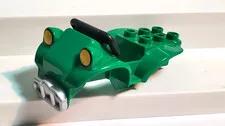 LEGO DUPLO Dark Green CAR Jeep ATV Vehicle Truck OFF ROADING Body Only