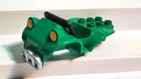LEGO DUPLO Dark Green CAR Jeep ATV Vehicle Truck OFF ROADING Body Only