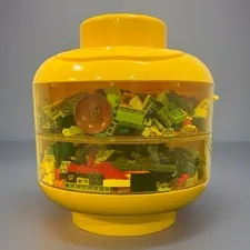 LEGO Sort and Store Large Head Sorter Rare Translucent Trays Discontinued 2010