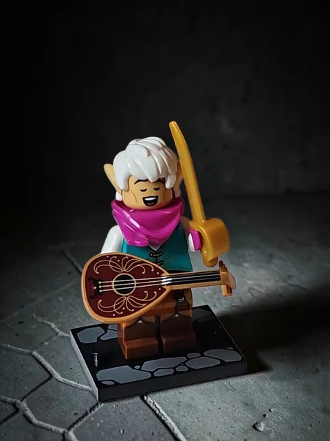 🔥LEGO Elf Bard minifigure CMF Dungeons & Dragons 71047 