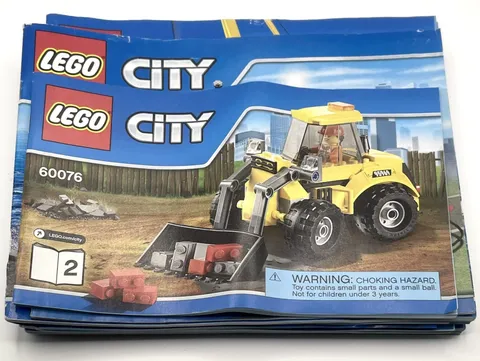 Lot Of Lego City Booklet User Build Guide Manuals 6005 60076 4432 7942 60119