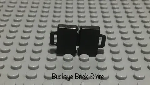 LEGO Minifig Black Suitcase Briefcase