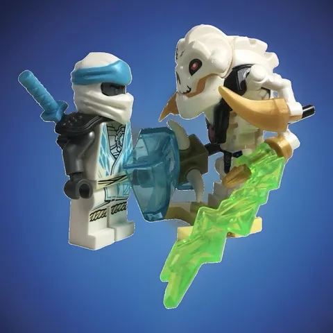ZANE NINJA NINDROID NINJAGO LEGO + SAMUKAI (p) D