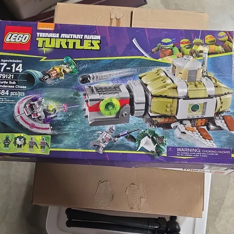 LEGO TMNT Turtle Sub Undersea Chase 79121 Leonardo 684 pcs Age 7-14 Box