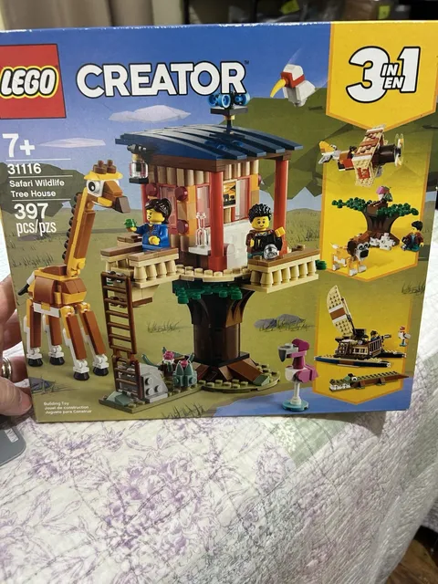 LEGO Creator 31116 Safari Wildlife Tree House 3 in 1 397 pcs Box 7+