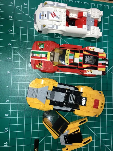 Lego Speed Champion Parts Lot Ferrari Porsche McLaren 458 Italia Gt2 Parts Only