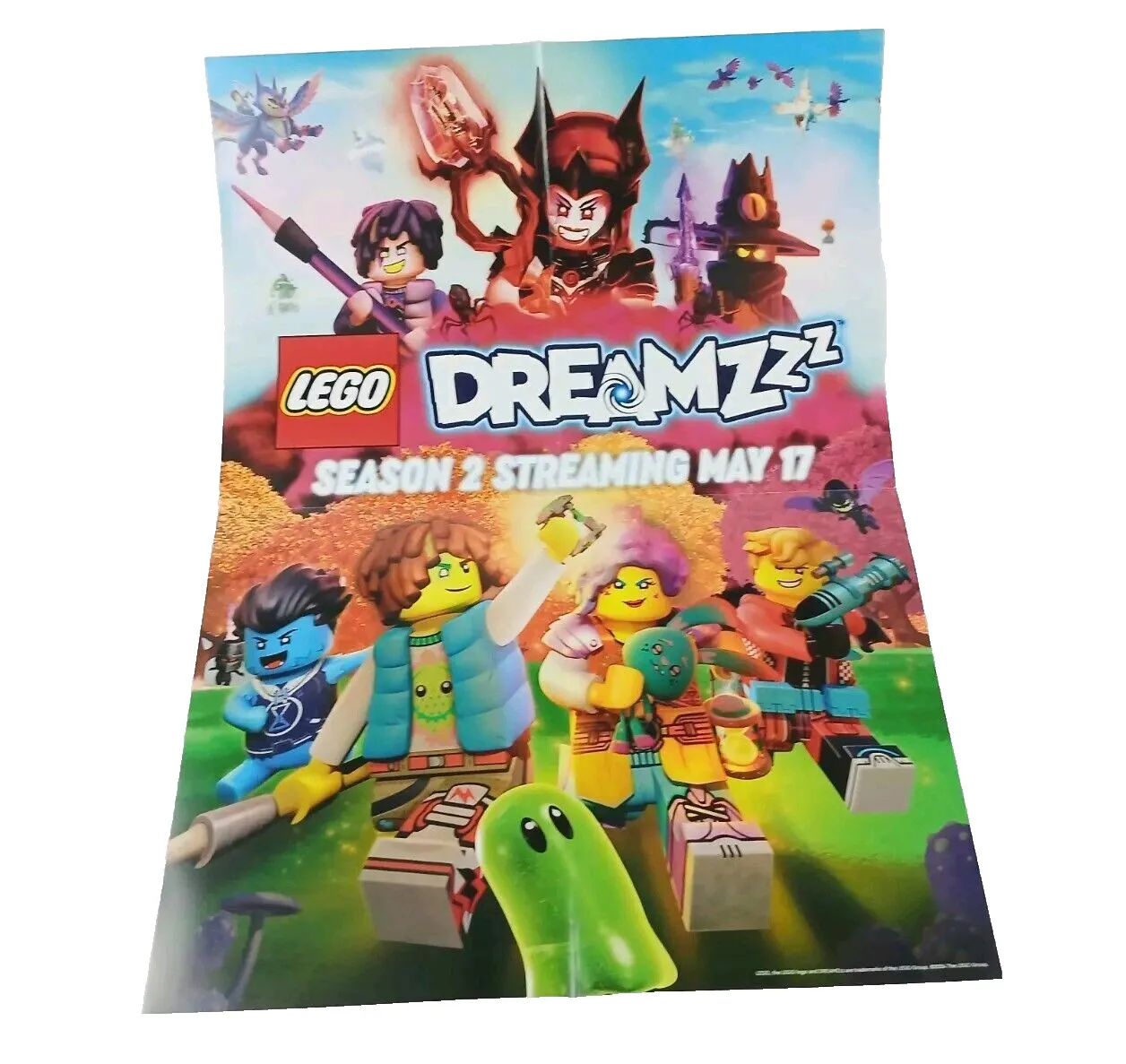 LEGO DREAMZzz Season 2 Streaming May 17 Promo 4 Fold Print Poster 2024 16''x24''