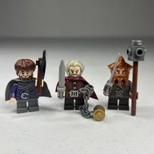 Lego The Hobbit Dori, Nori And Ori Minifigures With Items