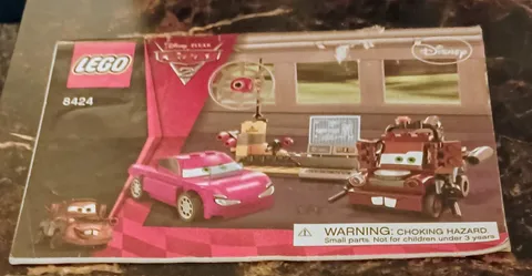 Instructions Only LEGO Disney Pixar Cars 8424🔥