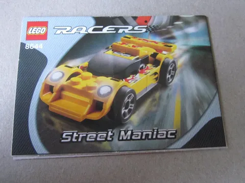 Lego Racers Building Instructions Instruction 8644 Street Maniac