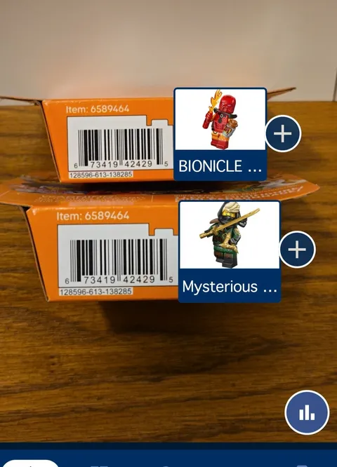 LEGO CMF Series 29 (1) Bionicle Cosplayer Toa Tahu & (1) Mysterious Ronin Lloyd