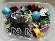 LEGO Parts Lot Mixed Color Shape  Get All Parts In Photo Approx 9.5 oz Box #3